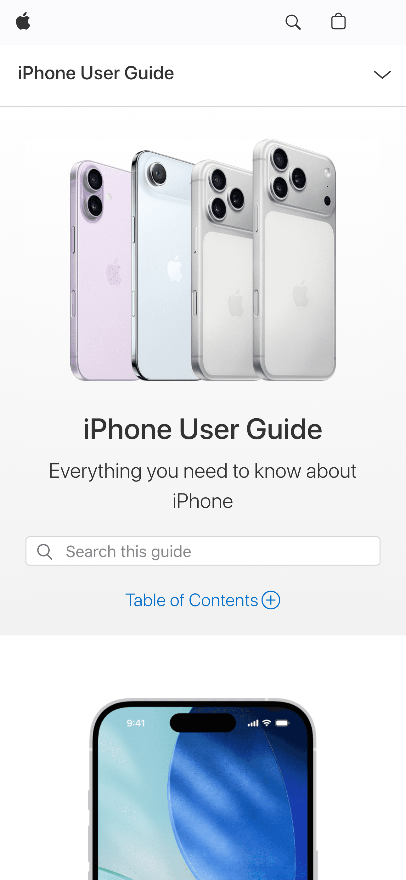 Apple's official iPhone Sleep setup guide with step-by-step instructions